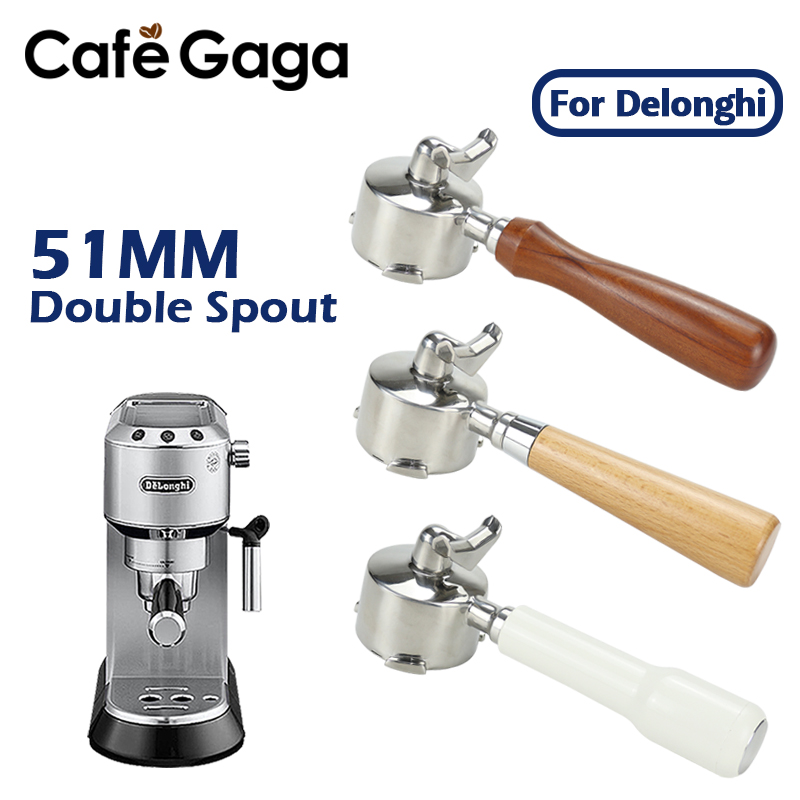 Delonghi Espresso Magnifica - Portafiltro sin Fondo de 51 mm