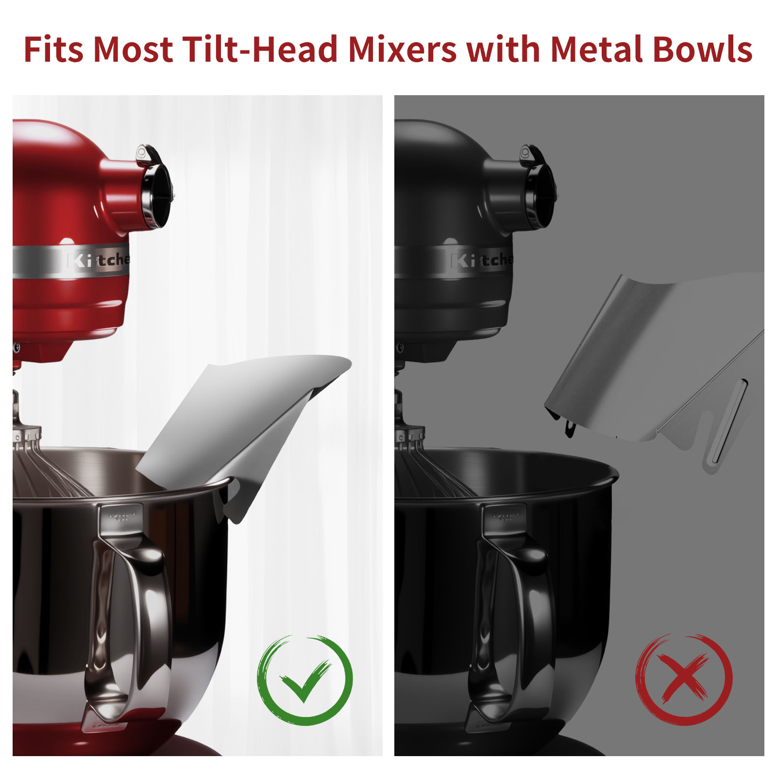 Protector basculante de acero  - Kitchenaid Mixer Hand Mixer reseña y precio